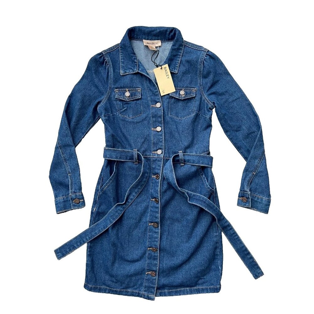 Bailey /44 Denim Jean Dress Blue ( S )